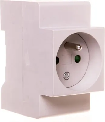 Immagine prodotto di Kanlux | Modulo Presa 2P+Z 16A 250V - Bianco - Alta Qualita - Installazione Facile - Sicurezza