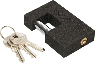 Produktbild von KOTARBAU® Gusseisen Vorhangschloss 80 mm Monoblock Vorhängeschloss mit Bolzen Einbruchsicherung Bügelschloss Gehärtetes Massivschloss