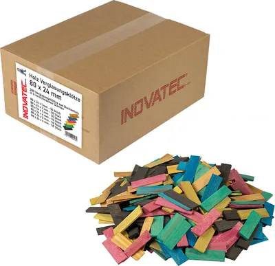 Produktbild von 300 x INOVATEC Holz Verglasungsklötze 80 x 24 im Karton