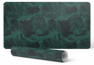 Obrázek produktu pro Protiskouzavá podložka pod psací stůl s motivem palmových listů, rozměry 120 x 60 cm