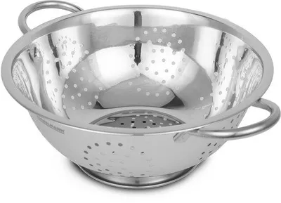 Produktbild von Famanu Küchensieb mit Griffen Ø 24 cm, Sieb aus rostfreiem Stahl, silber, Anzahl: 1