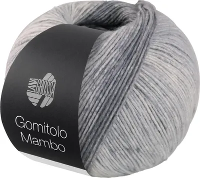 Produktbild von Lana Grossa - Gomitolo Mambo 2036 dunkelgrau hellgrau steinbeige ecru