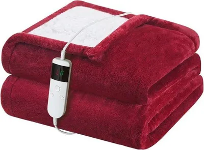 Image de Couverture chauffante électrique pour 2 personnes – Chauffe rapidement – Lavable – Hiver – Confort dans la chambre à coucher