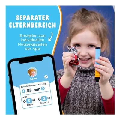 Produktbild von Edurino Robin, 4 Jahr(e), Schwarz, Grau, Rot, Weiß