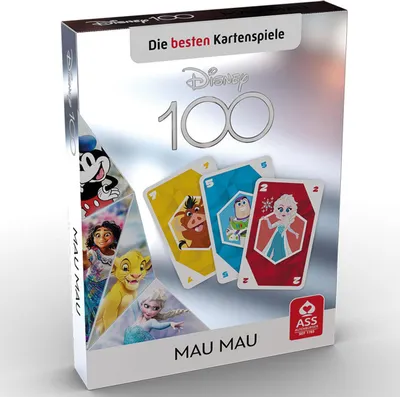 Produktbild von Disney 100 Mau Mau Kartenspiel für Kinder ab 5, limitiert