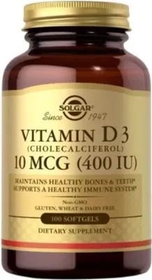 Produktbild von Solgar Vitamin D3 400 IU 100 Capsules