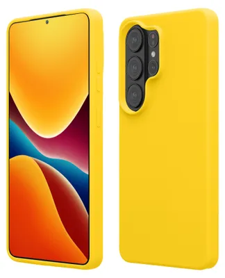 Produktbild von kwmobile Handyhülle für Samsung Galaxy S26 Ultra Hülle - Case Silikon - Kabelloses Laden - Schutzhülle Cover in Strahlend Gelb