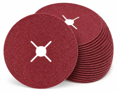 Produktbild von Flexovit Fiberschleifscheibe FJ370 180 mm K120 25 Stück Schleifpapier, KI-generiertes Bild