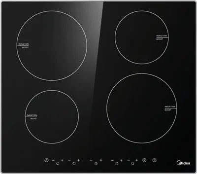 Produktbild von Midea Induktionskochfeld autark KI400IX, 4 Kochfelder, Touch Control, Booster, 60 cm rahmenlos