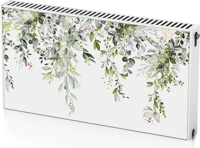 Produktbild von Efeu – Magnetische Heizkörperabdeckung – 110x60 cm – Magnet Heizkörperabdeckung – 3D Würfel – Heizkörperverkleidung – Magnetische Wandverkleidung – Wetterfest