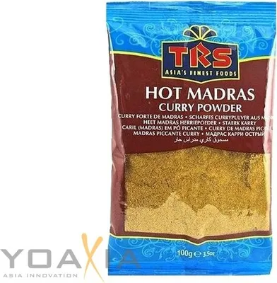 Immagine prodotto di TRS Hot Madras Curry in polvere 100g | HOT Madras Curry in polvere