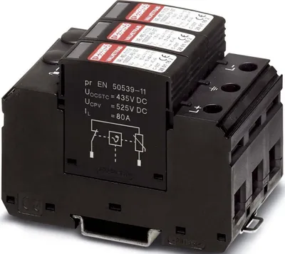 Zdjęcie produktu dla Phoenix Contact 2801160, Czarny, Poliamidowy, IP20, 378,94 g, 53,4 mm, 65,7 mm