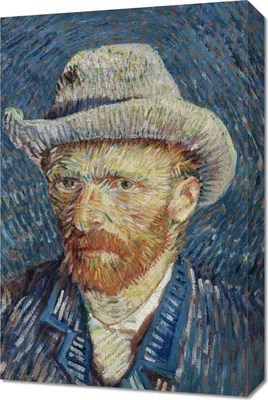 Immagine prodotto di Quadro 40x60 cm  Autoritratto 2, Van Gogh Vintage per il salotto
