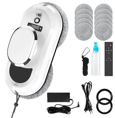 Image de Robot de nettoyage de fenêtres, puissance d'aspiration 5600 Pa, télécommande, 5600 Pa (A)