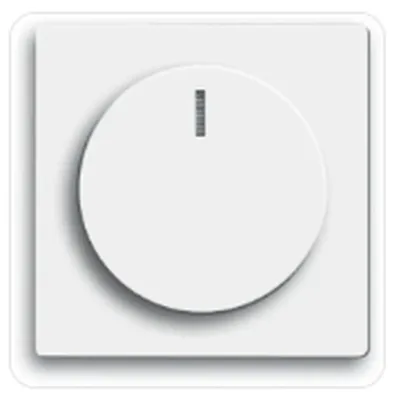 Image de Busch-Jaeger Disque central pour bouton rotatif de variateur Busch-Jaeger 6540-84-101 blanc studio, 1 pièce.