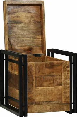 Obrázek produktu pro vidaXL Úložný box s úložným prostorem 40 x 40 x 40 cm z masivního dřeva mango