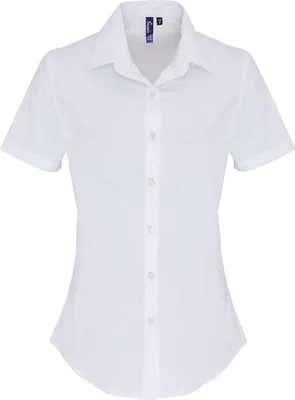 Immagine prodotto di Premier - Camicia da donna a maniche corte LT5904 (M) (Bianco)