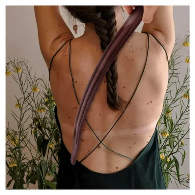 Produktbild von Kunststoff-Massagestab mit Massageperlen für Gua Sha und Körpermassage