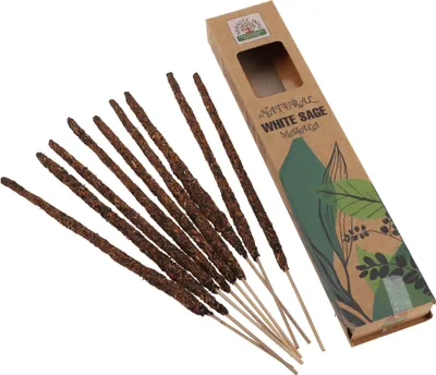 Produktbild von Natürliche botanische Räucherstäbchen Masala WEISSER SALBEI
