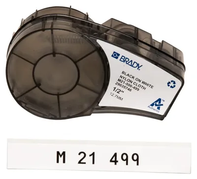 Image de Brady M21-500-499 Étiquette d'imprimante noire