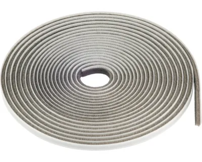 Produktbild von Bürstendichtung klebend grau 4x 7 mm x 6 m