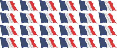 Produktbild von Mini Aufkleber Set - Pack wehend - 33x20mm - selbstklebender Sticker - Fahne - Frankreich - Flagge / Banner / Standarte fürs Auto, Büro, zu Hause und die Schule - 24 Stück