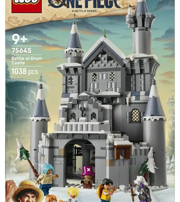 Imagen del producto de LEGO ONE PIECE: Duelo en el Castillo de Drum. Set de construcción con 6 minifiguras, incluyendo a Luffy, Nami y Chopper. Decoración para la habitación infantil y regalo ideal para niños y niñas, y para fans a partir de 9 años. Número de referencia: 75645