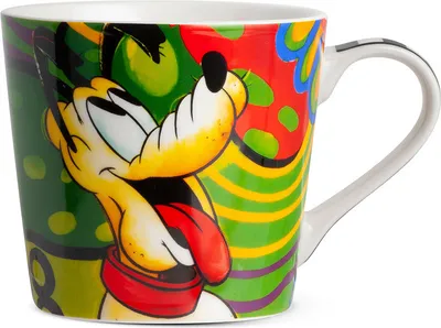 Produktbild von GILDE Tasse / Becher, "Pluto", Porzellan, mehrfarbig, , B. 13,5 cm, H. 9 cm, D. 10 cm 81294