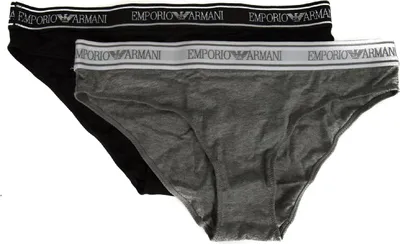 Immagine prodotto di Confezione 2 slip mutanda donna bipack EMPORIO ARMANI articolo 163334 7A317, XS, Cotone 95%,Spandex 5%
