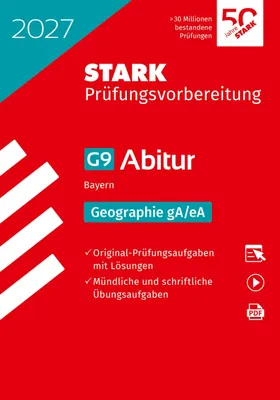 Produktbild von STARK Geographie gA/eA - Abitur 2027 Bayern - Prüfungsvorbereitung