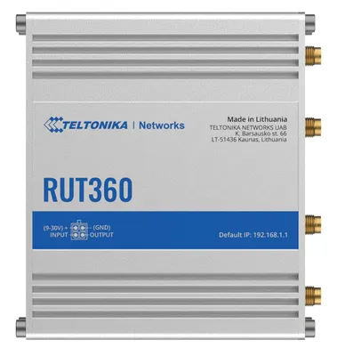 Produktbild von TELTONIKA RUT360 LTE/4G/3G Industrie Router