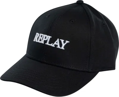 Produktbild von Replay Marken-Baseballmütze, Schwarz One Size