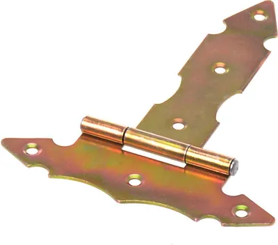 Image de Aqbau® Charnières croisées Charnières de porte Charnières en T Charnières en T Rétro 2pcs (128x120mm)