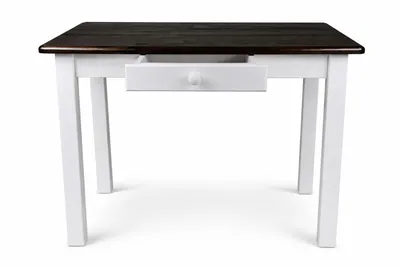 Obrázek produktu pro Magnetický jídelní stůl Mobel se zásuvkou kuchyňský stůl restaurační stůl masiv borovice (70x110, ořech)