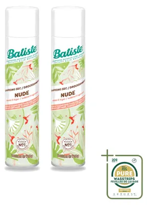 Productafbeelding van 2 x Batiste Nude droogshampoo - 200 ml - Voordeelverpakking - 2 stuks