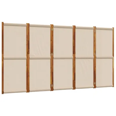 Obrázek produktu pro 5dílný paraván taupe 350 x 180 cm