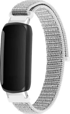 Produktbild von Nylon-Smartwatch-Armband – Passend für Fitbit Inspire 3 – Muschelmuster – Strap-it Uhrenarmband / Armband