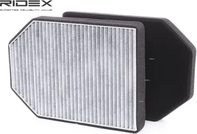 Produktbild von RIDEX 424I0222 Innenraumfilter Pollenfilter für AUDI A8 (4E2, 4E8) Aktivkohle