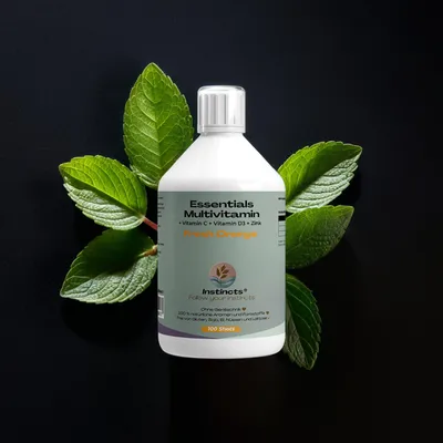 Produktbild von Instincts, Essentials Multivitamin Shots - Fresh Orange - 500ml