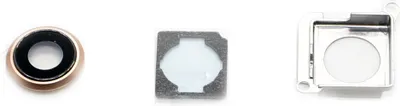 Produktbild von iPhone 8 Kameralinse Set Back Kamera Glas Linse Halterung Dichtung Neu Gold