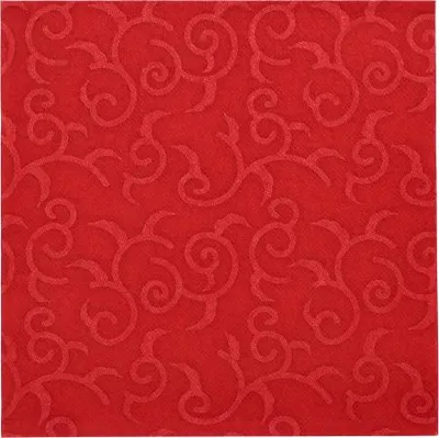 Produktbild von Servietten "ROYAL Collection" 1/4-Falz 40 cm x 40 cm bordeaux "Casali"