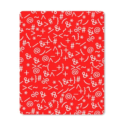 Produktbild von MuchoWow® Mauspad Mousepad Mathematik - Zahlen - Muster 19x23 cm - Mousepads - Maus Mat - Pad - Mausunterlage - Mauspads - Spielen