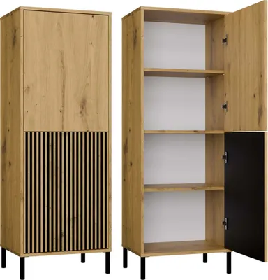Obrázek produktu pro Dvoudveřová policová skříň 54 cm ELBA - dub artisan