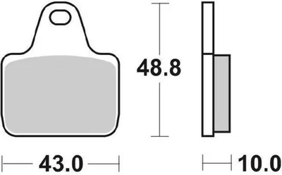 Produktbild von sbs Bremsbeläge Bremsklötze 805DS