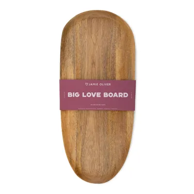 Produktbild von Jamie Oliver Big Love Servierbrett, es Mangoholz, Braun, 57 cm