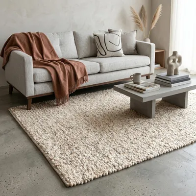 Image de Volero - Tapis en laine - Oliver Naturel - 160x230 cm