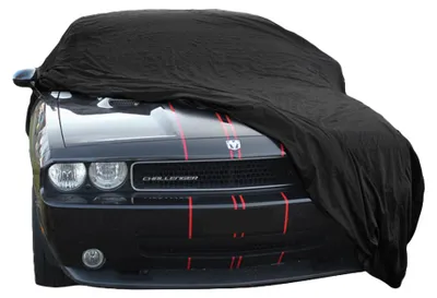 Image de Housse de voiture extérieure adaptée à Dodge Challenger Noir Imperméable et