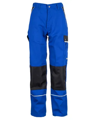 Produktbild von TMG STYLE Herren-Arbeitshose aus Canvas mit Cordura-Kniepolstertaschen, 76, blau