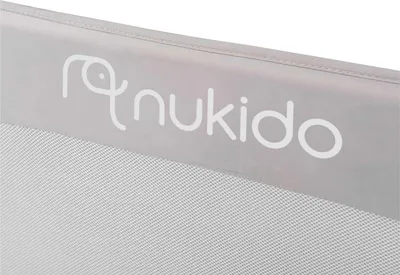 Obrázok produktu pre Barierka ochronna do łóżka 150 x 42 x 35 cm Nukido szara