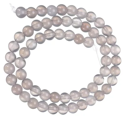 6 mm Achat-Edelsteinperlen, rund, 46 Stück, DIY-Armband